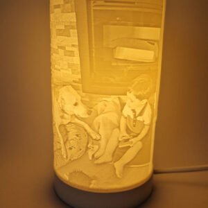 Candeeiro personalizável com fotos