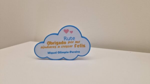 Íman Nuvem mensagem de agradecimento 2