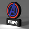 Avengers led lamp 🦸‍♂️💡