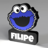 Cookie Monster led lamp 🍪💡