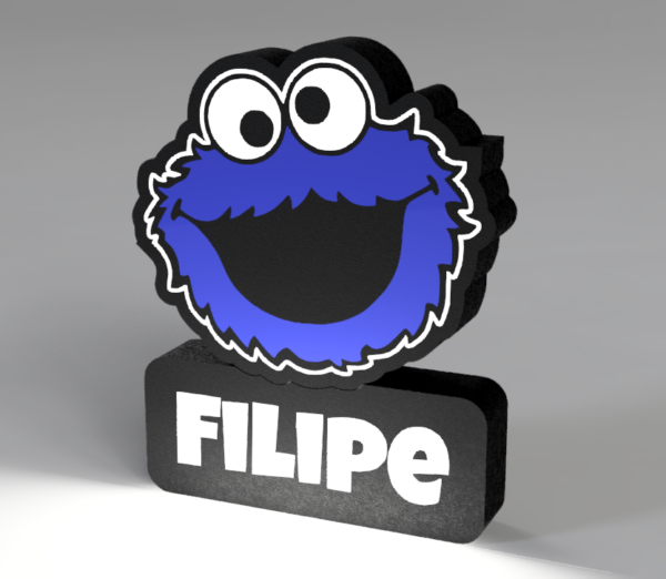 Cookie Monster led lamp 🍪💡
