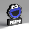 Cookie Monster led lamp 🍪💡