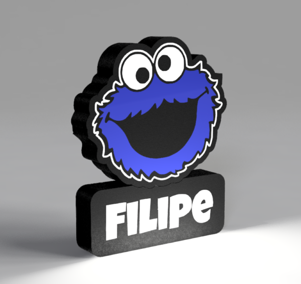 Cookie Monster led lamp 🍪💡