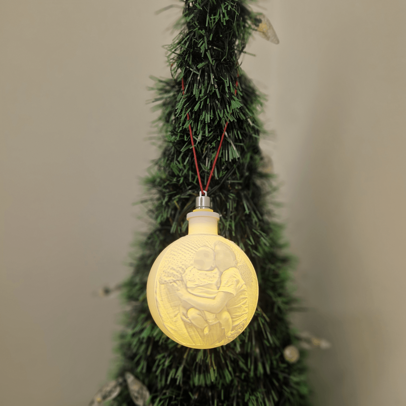 Bola de Natal com foto