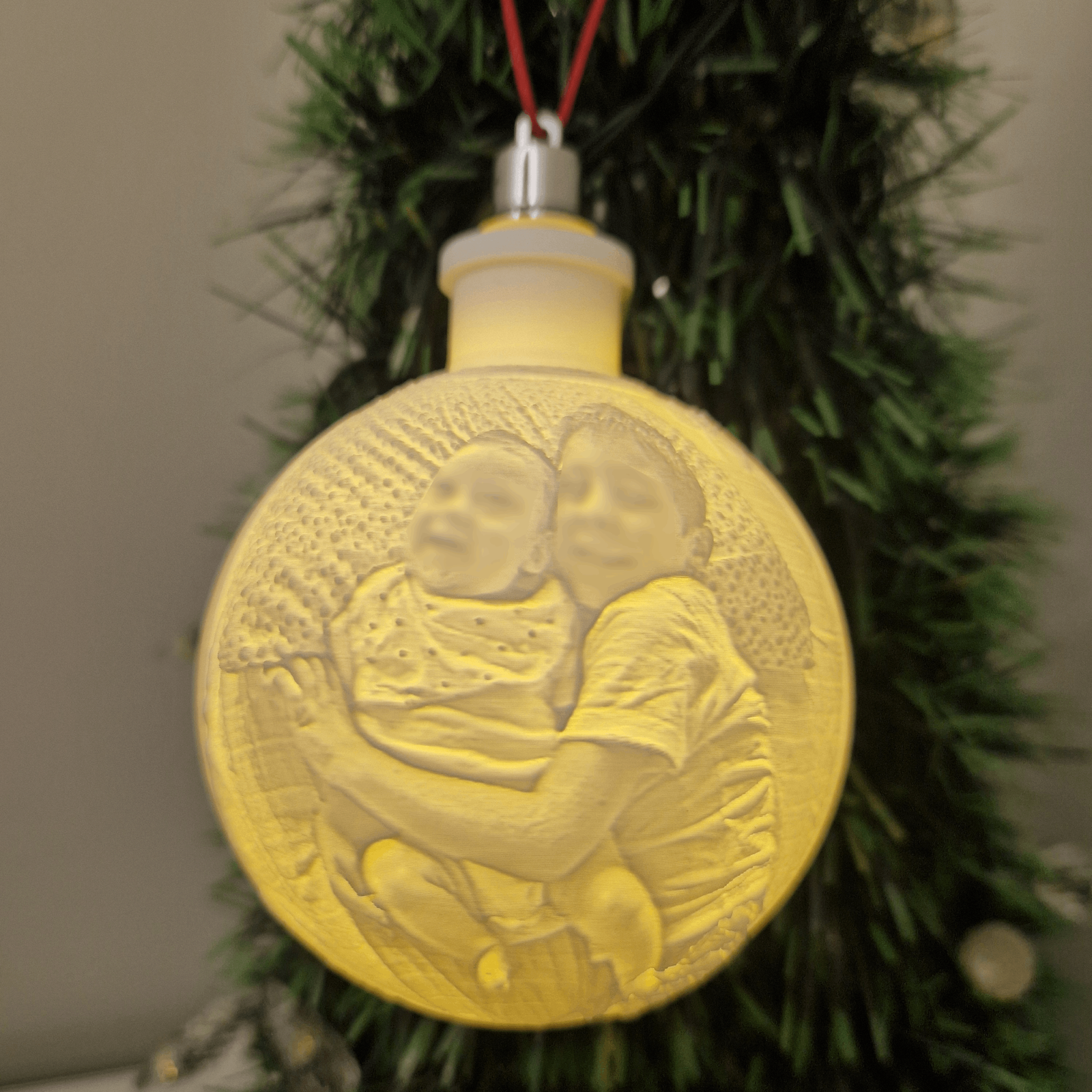 Bola de Natal com foto