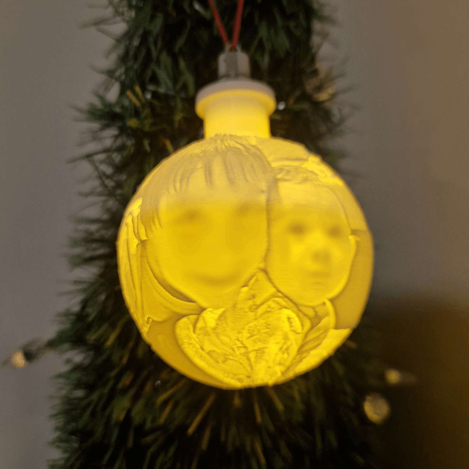 Bola de Natal com foto