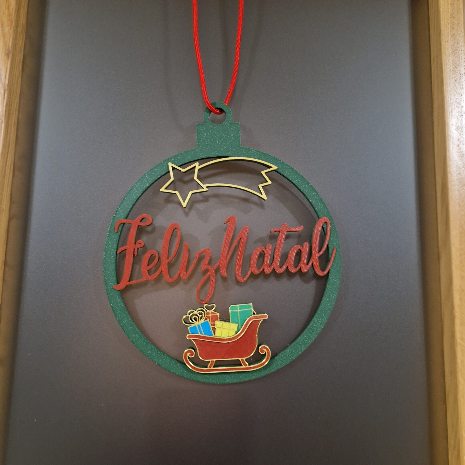 Bola de Natal com foto