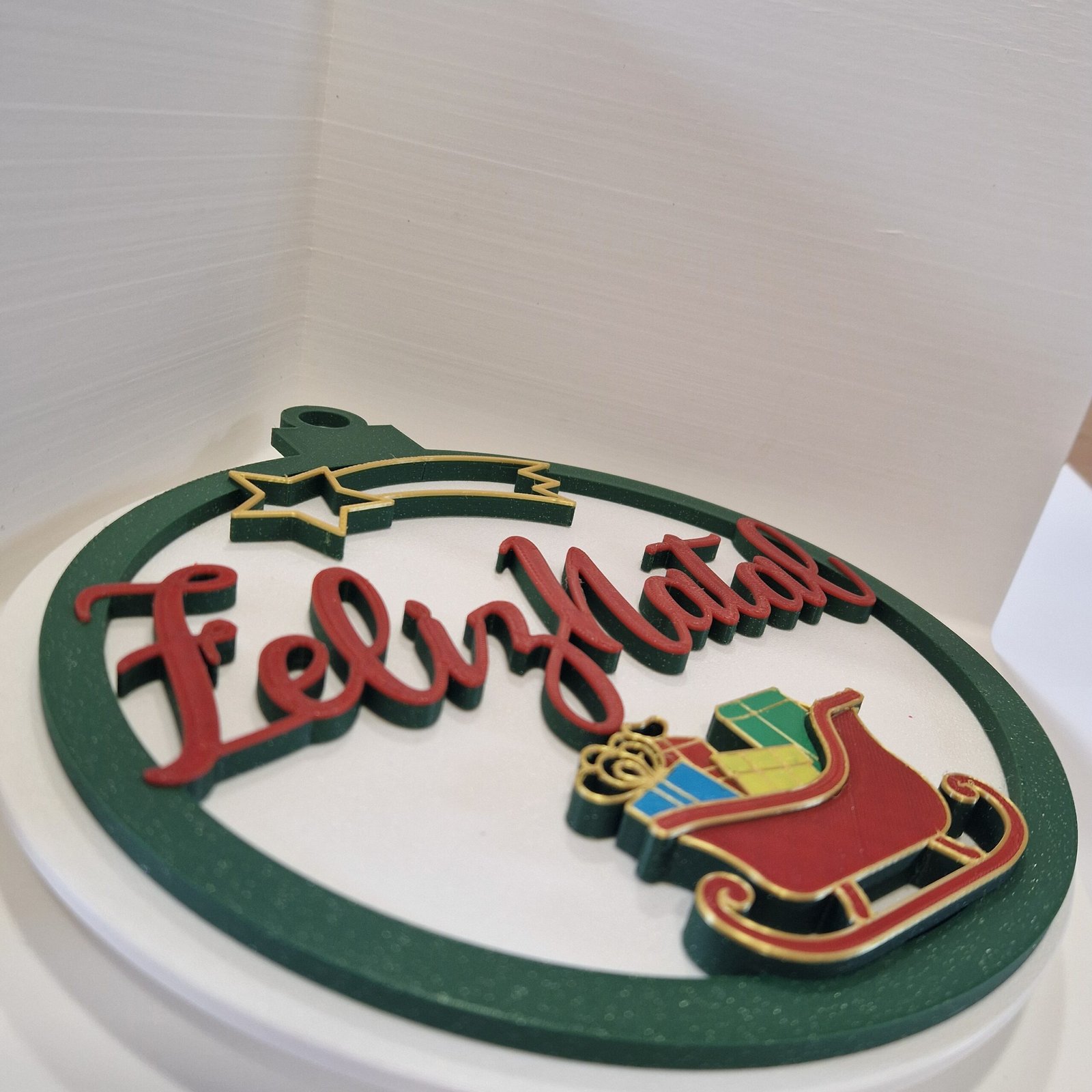 Decoração de Natal para a Porta