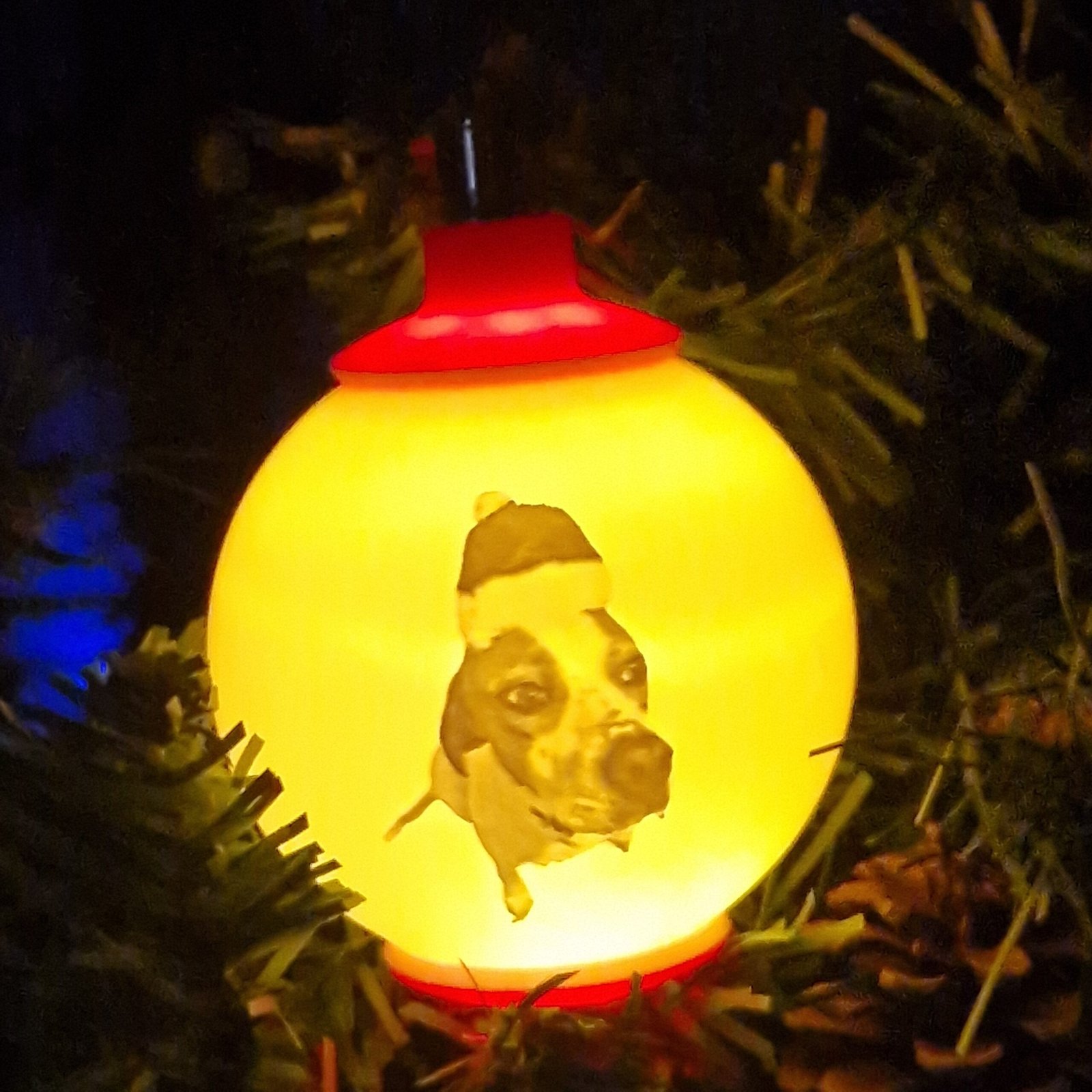 Bola de Natal com foto 2